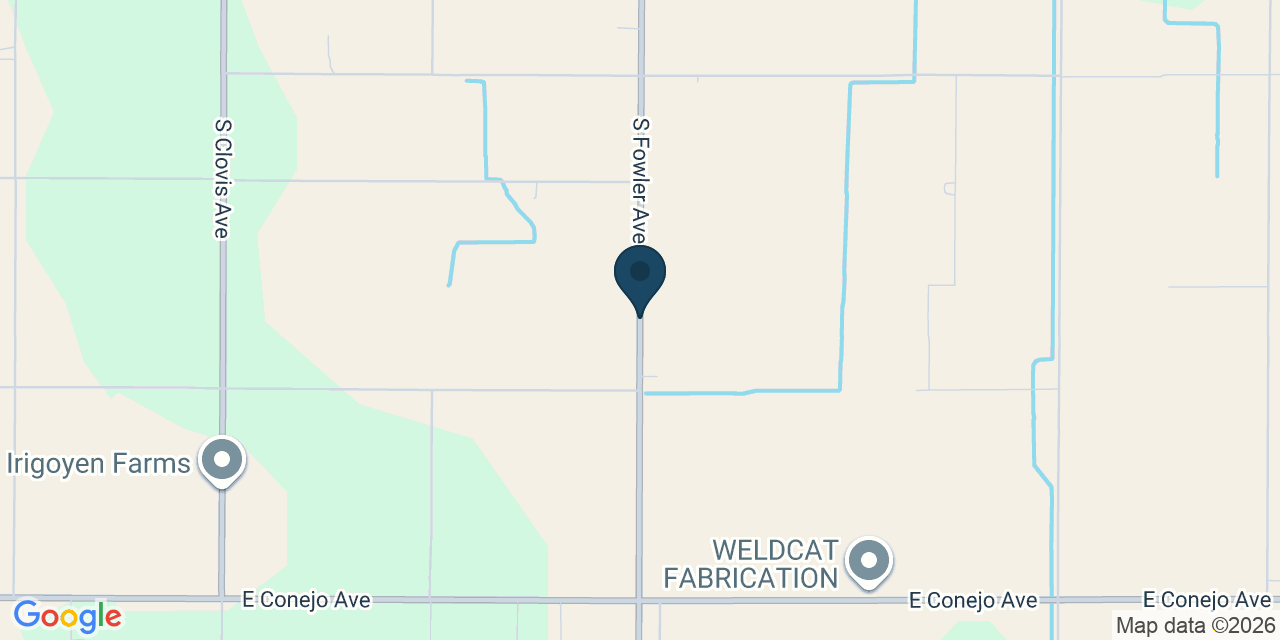 Map showing Fresno County, CA