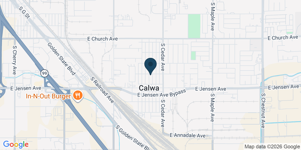 Map showing Fresno, Fresno County, CA