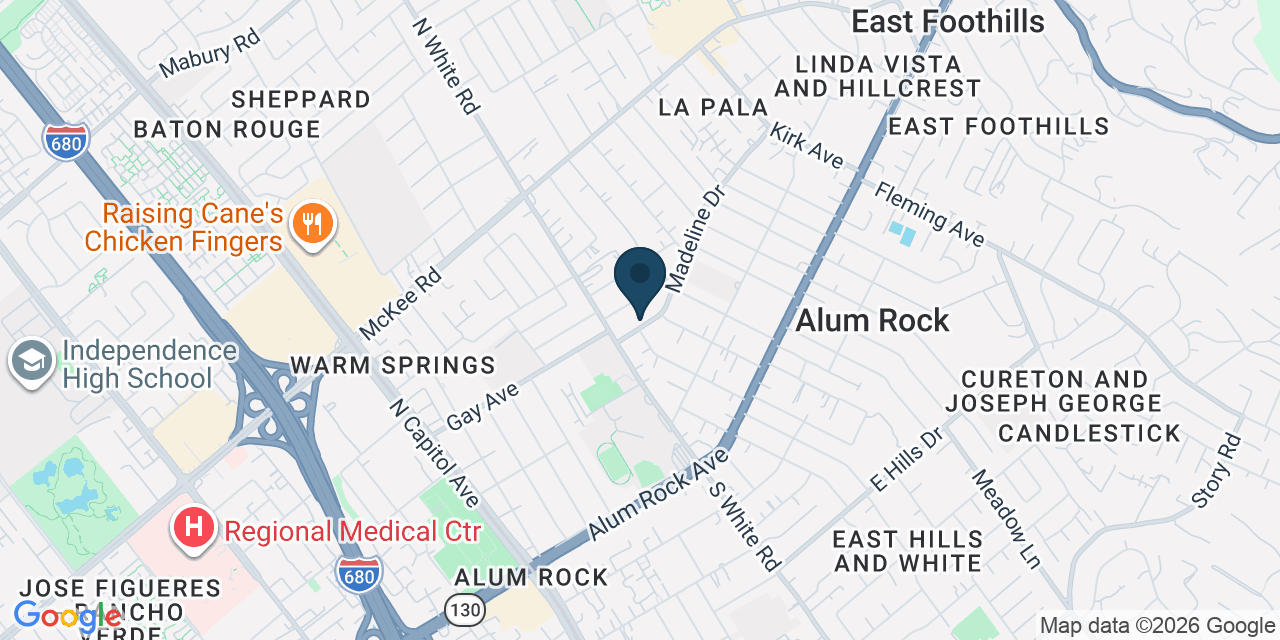 Map showing San Jose, Santa Clara County, CA