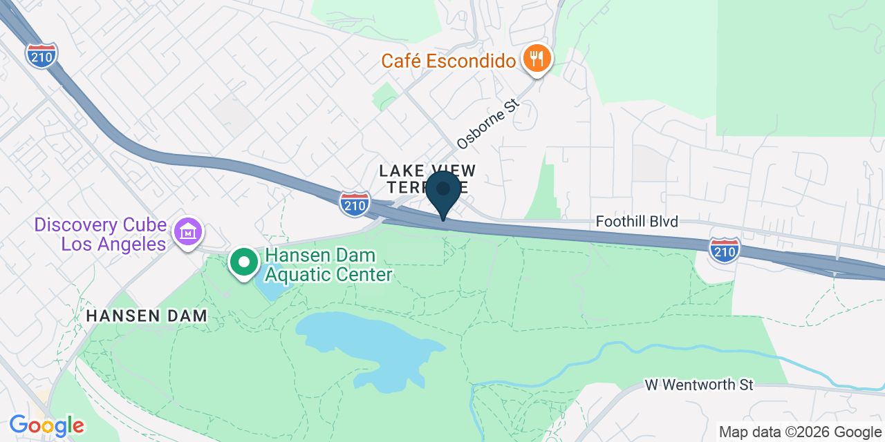 Map showing Los Angeles, Los Angeles County, CA