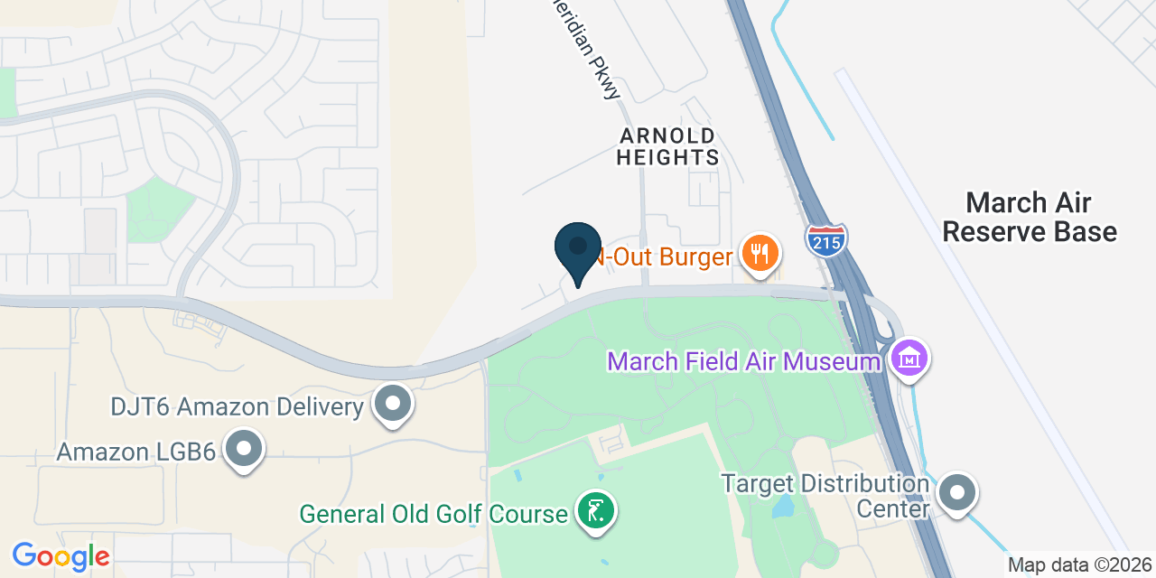 Map showing Riverside, Riverside County, CA