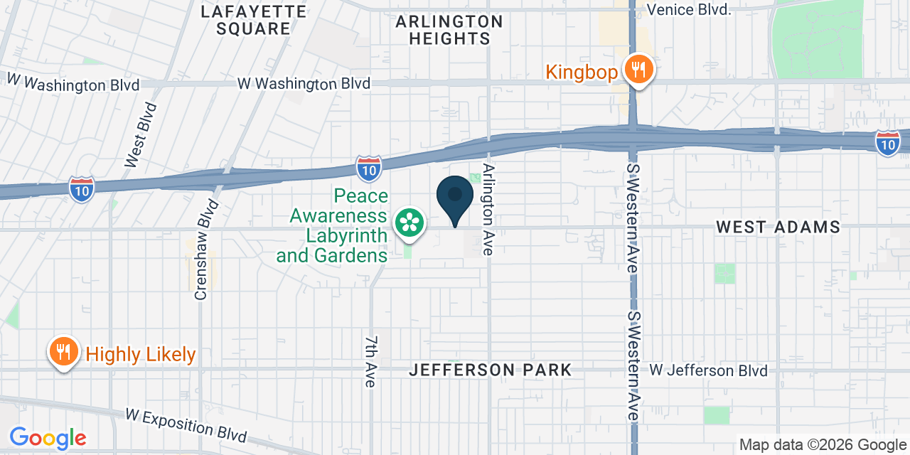 Map showing Los Angeles, Los Angeles County, CA