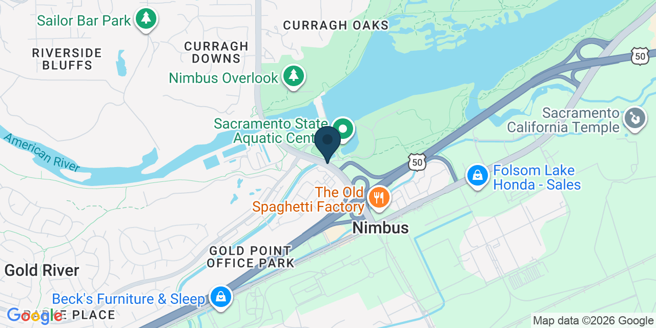 Map showing Sacramento County, CA