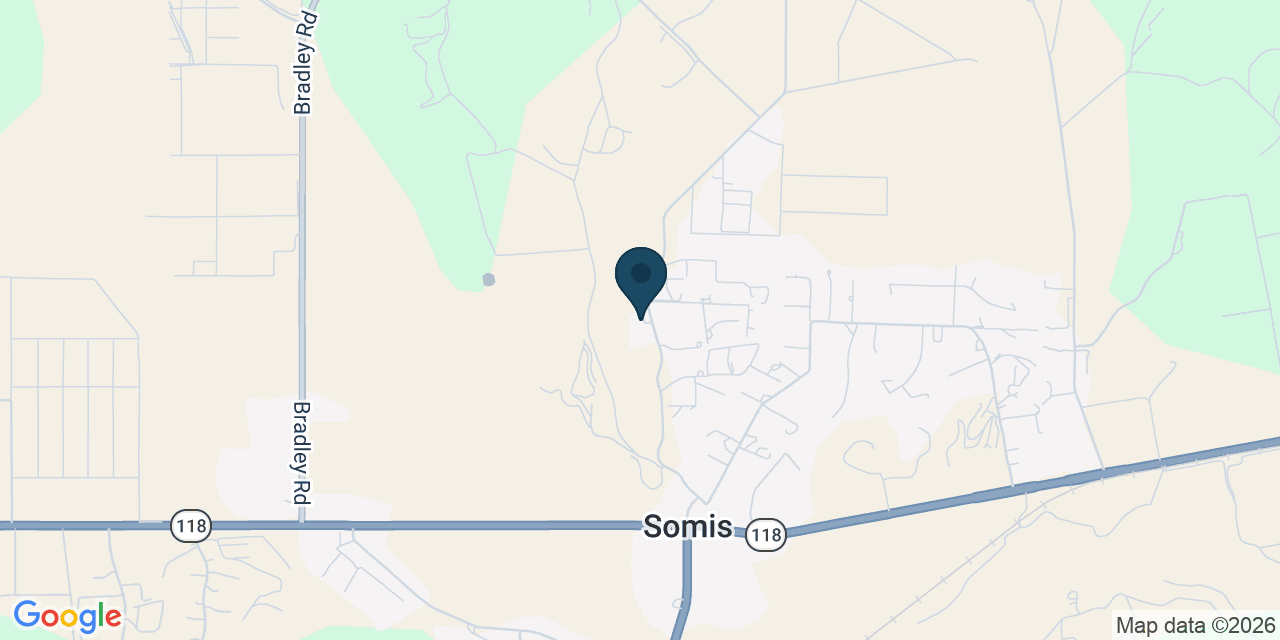 Map showing Somis, Ventura County, CA