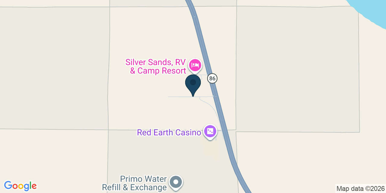 Map showing Imperial County, CA