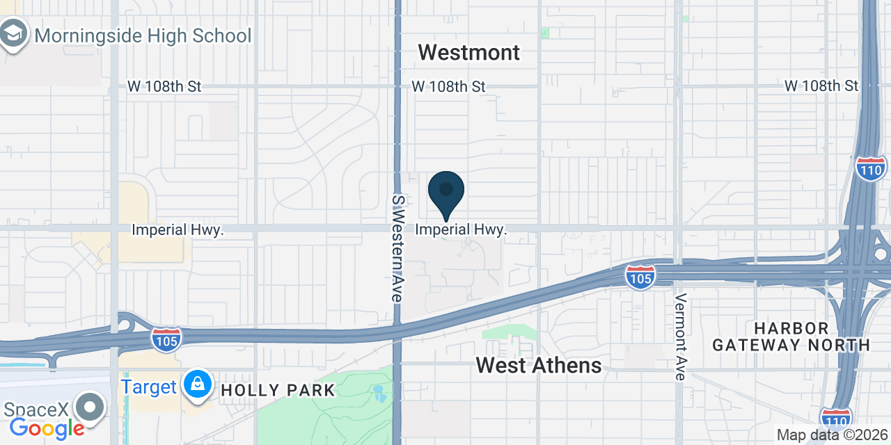 Map showing Los Angeles, Los Angeles County, CA