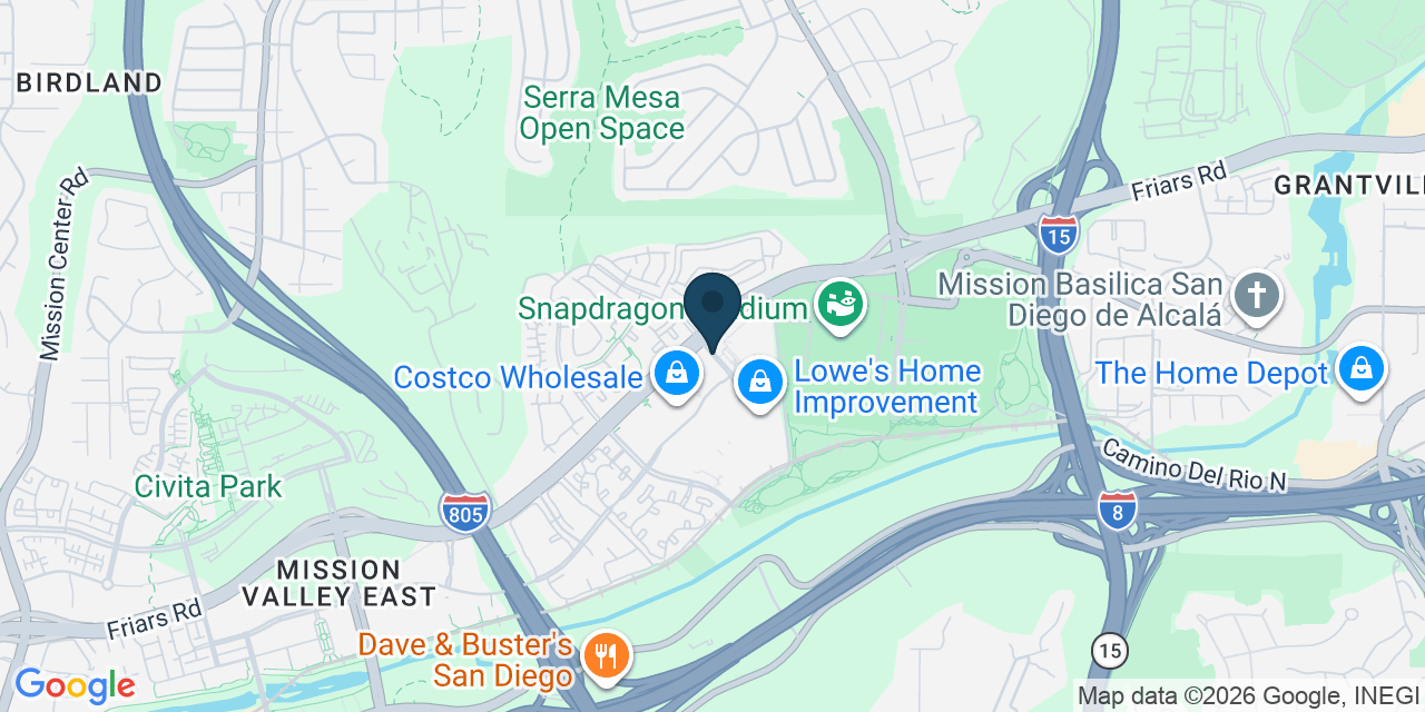 Map showing San Diego, San Diego County, CA