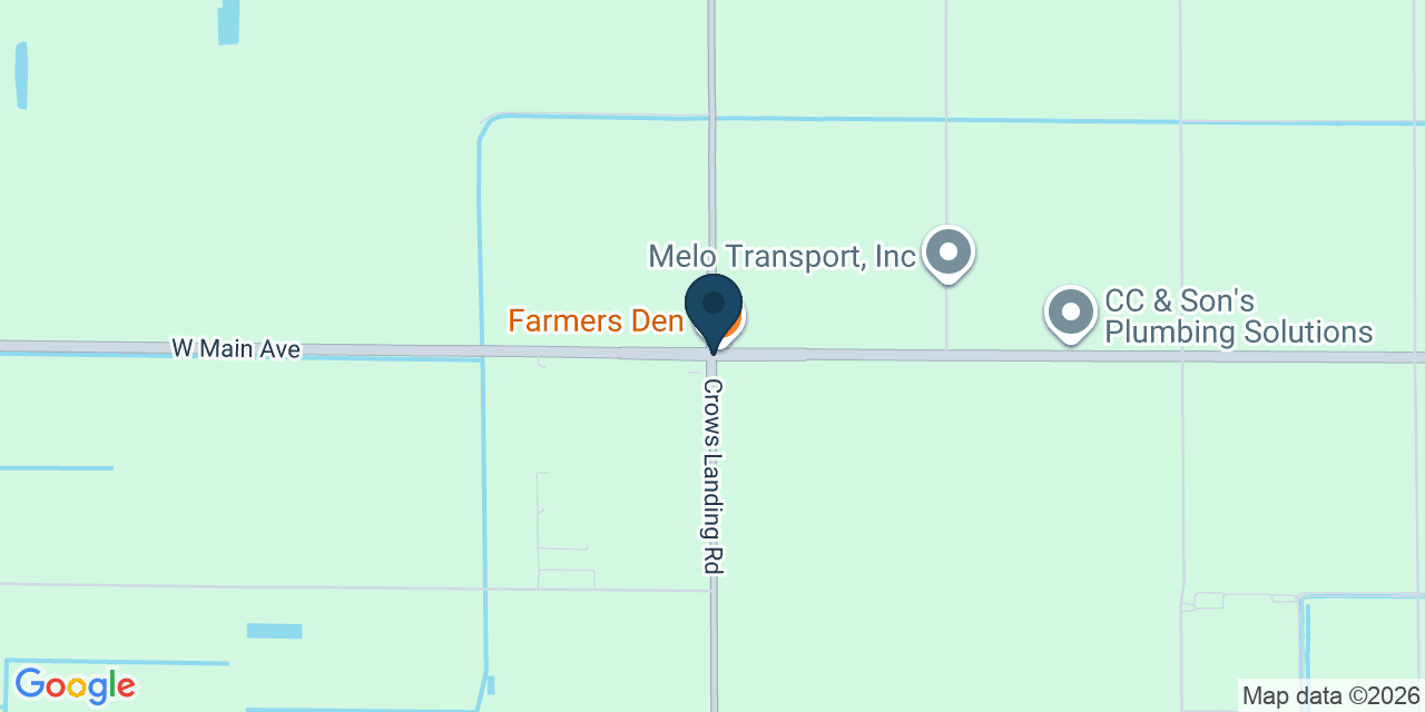 Map showing Stanislaus County, CA