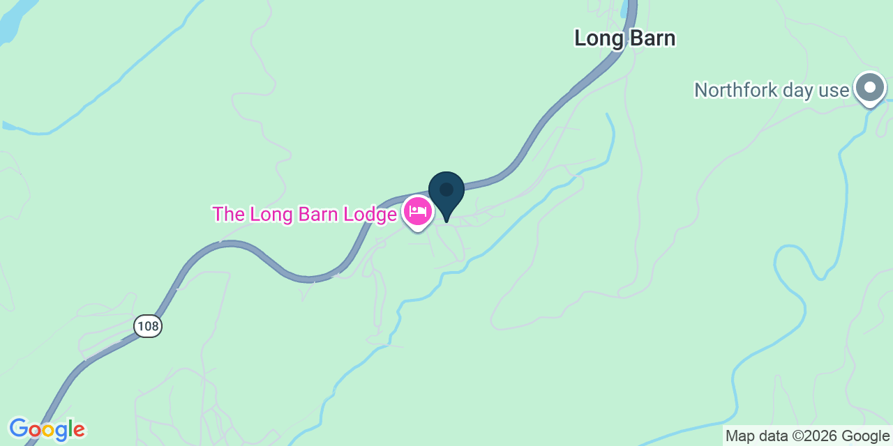 Map showing Mi-Wuk Village, Tuolumne County, CA