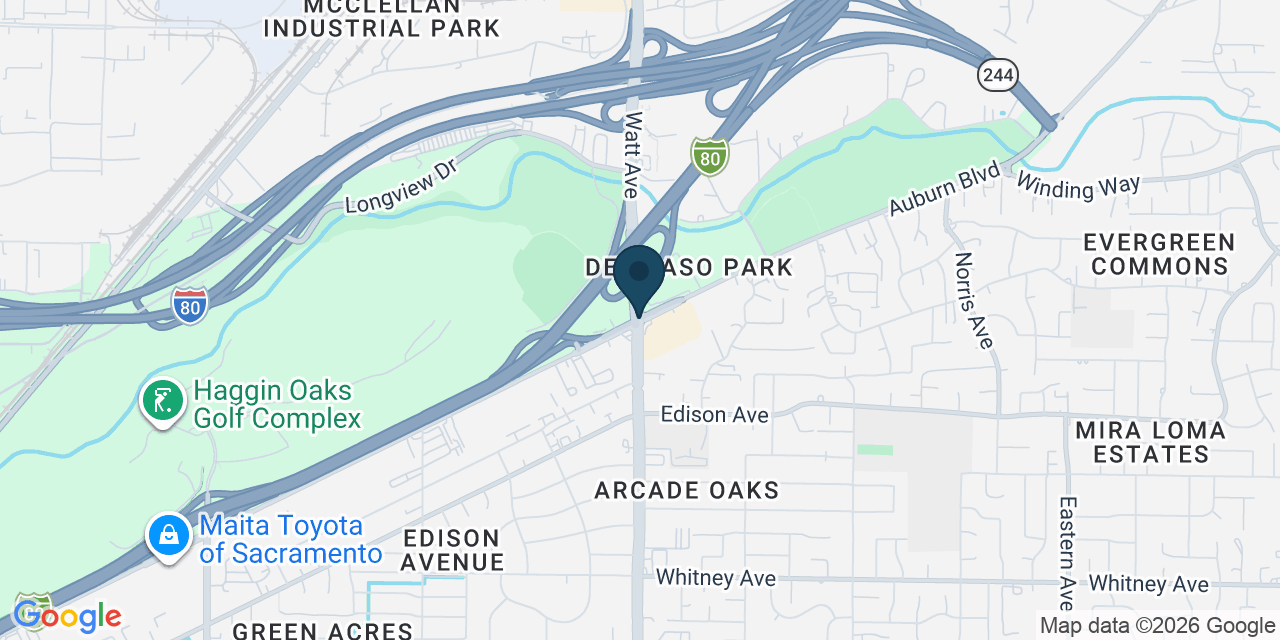 Map showing Sacramento, Sacramento County, CA