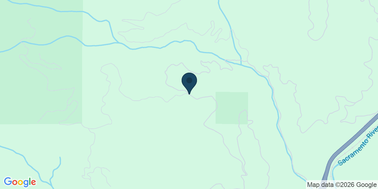 Map showing Shasta County, CA
