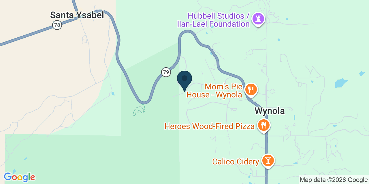 Map showing San Diego County, CA