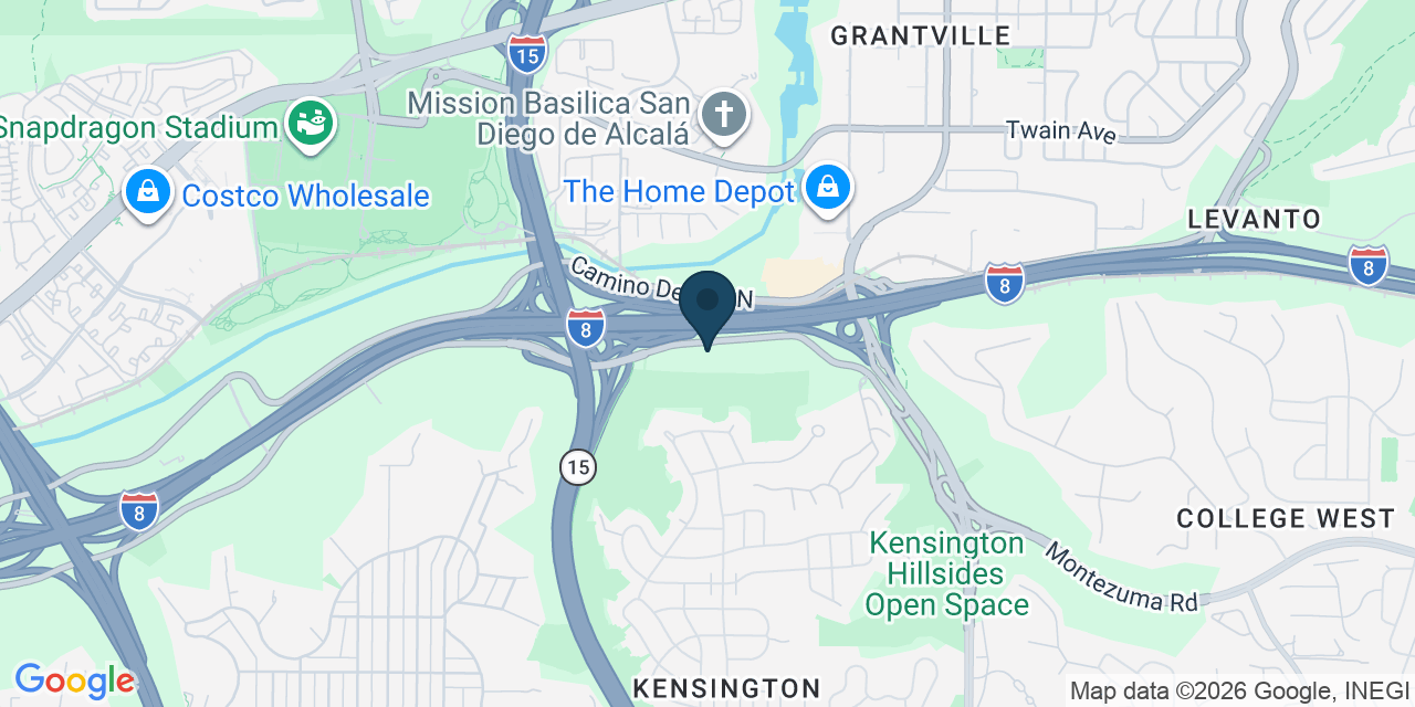 Map showing San Diego, San Diego County, CA