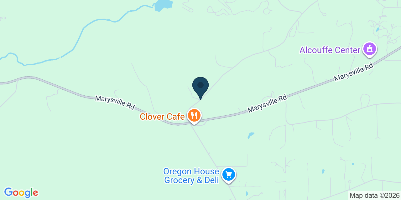 Map showing Oregon House, Yuba County, CA