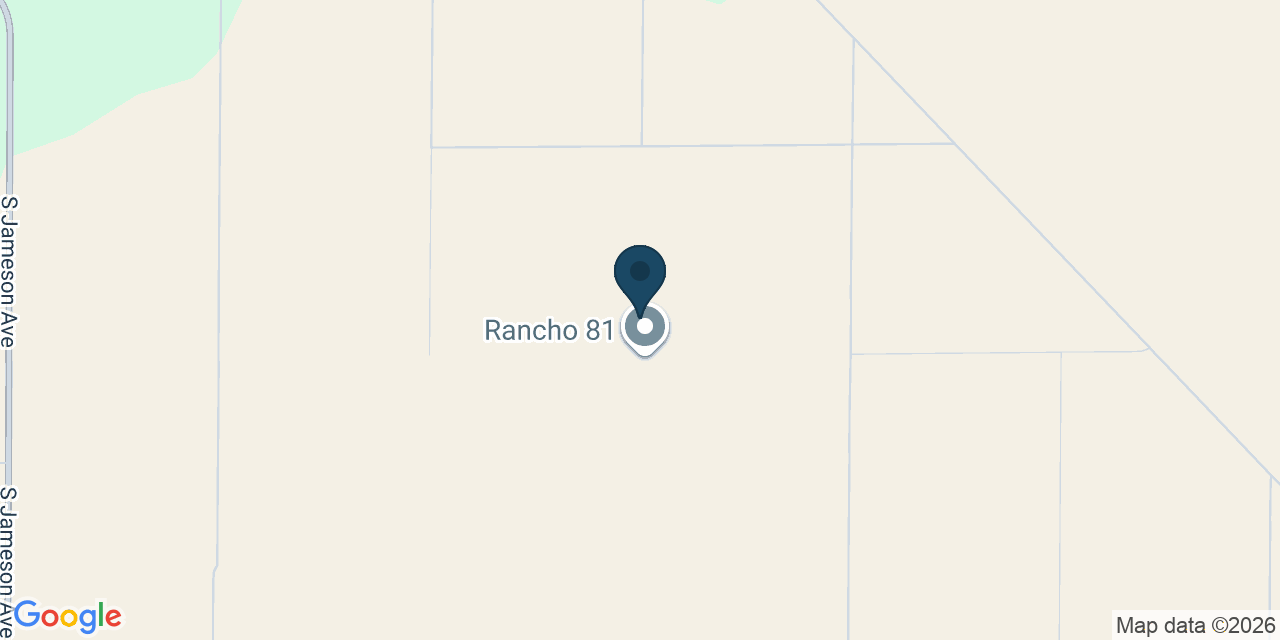 Map showing Fresno County, CA