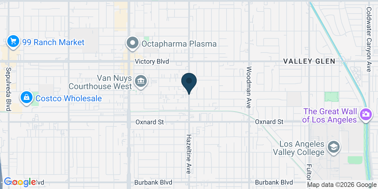 Map showing Los Angeles, Los Angeles County, CA