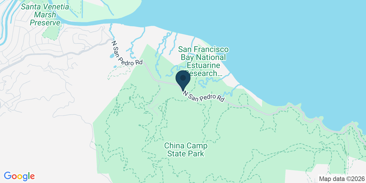 Map showing Marin County, CA
