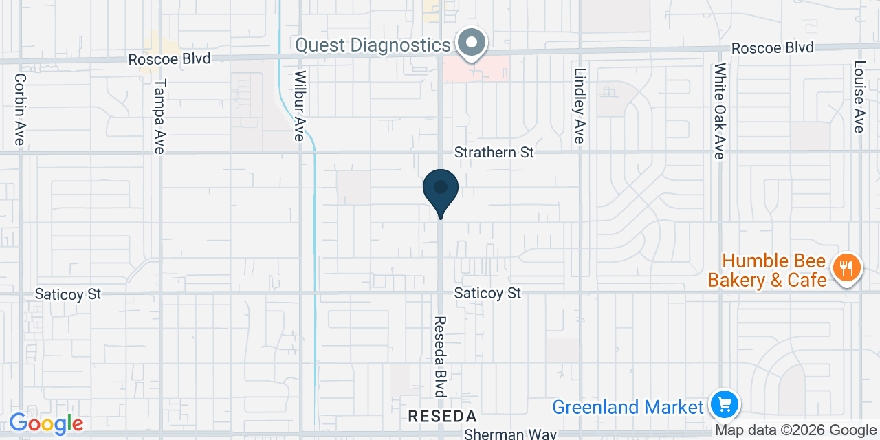 Map showing Los Angeles, Los Angeles County, CA