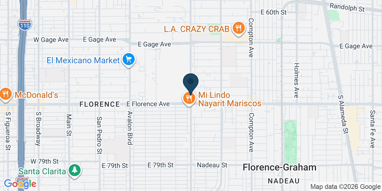 Map showing Los Angeles, Los Angeles County, CA