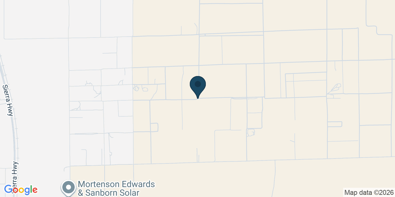 Map showing Kern County, CA