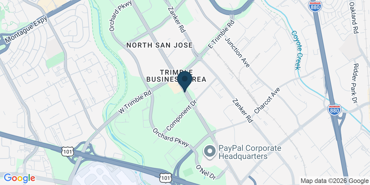 Map showing San Jose, Santa Clara County, CA