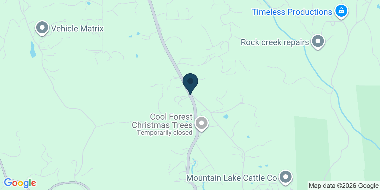 Map showing El Dorado County, CA