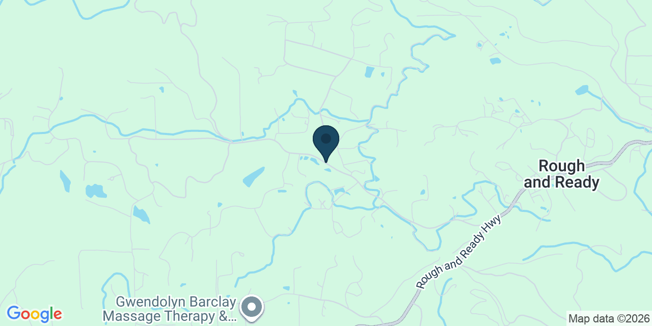 Map showing Rough and Ready, Nevada County, CA