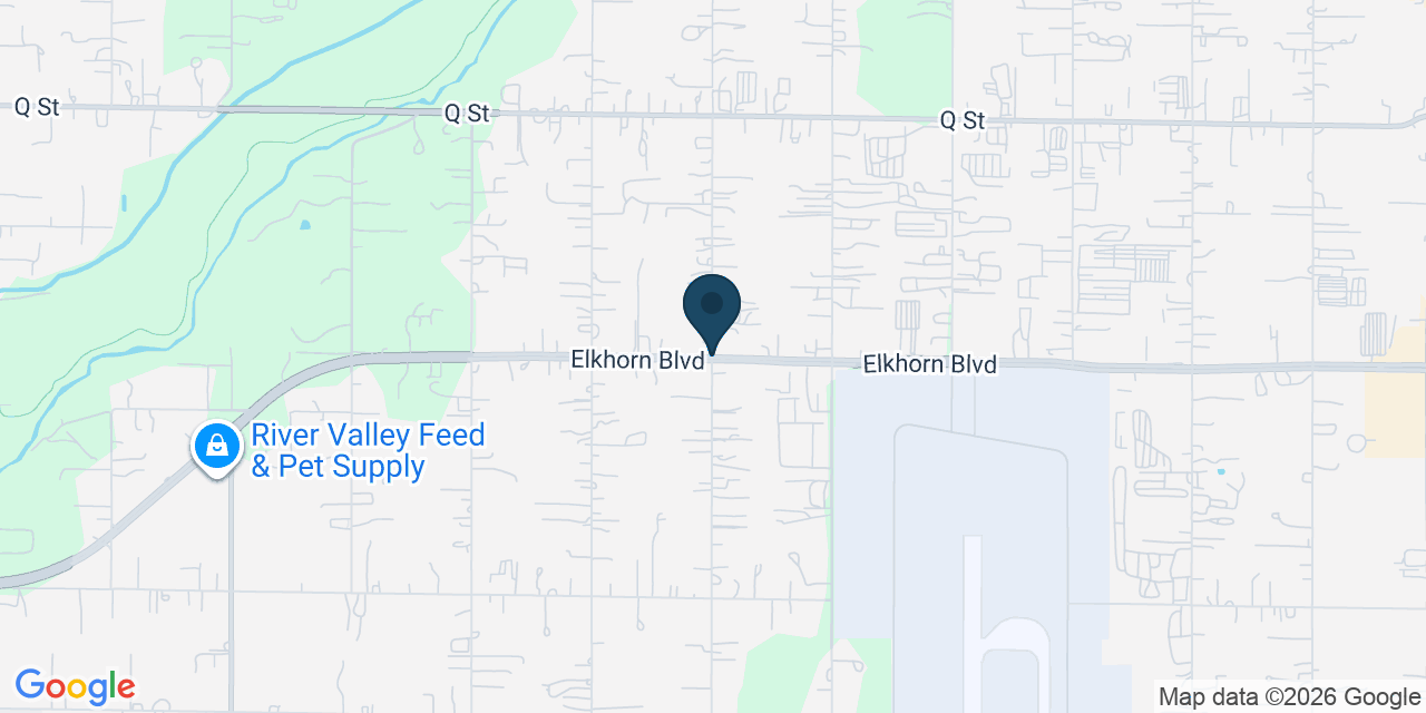 Map showing Rio Linda, Sacramento County, CA