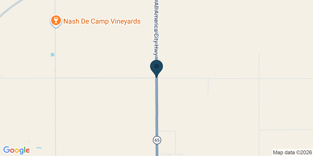 Map showing Tulare County, CA