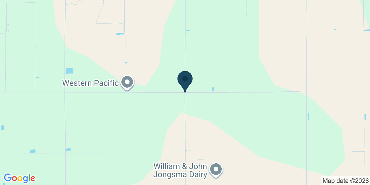 Map showing Tulare County, CA