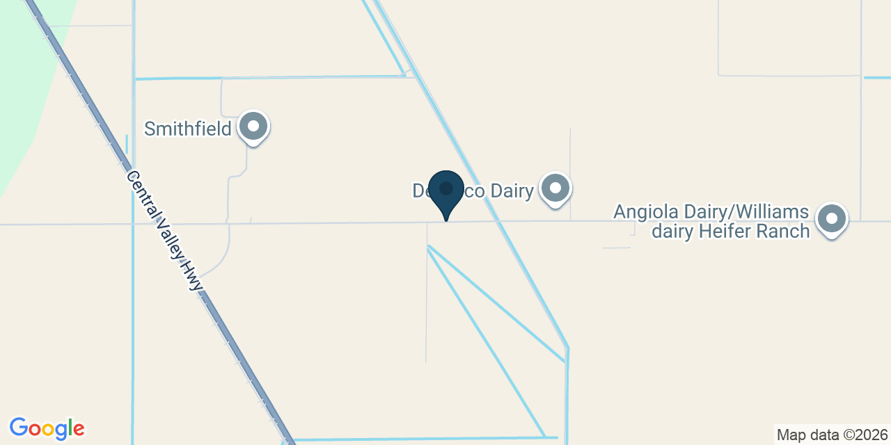 Map showing Corcoran, Tulare County, CA
