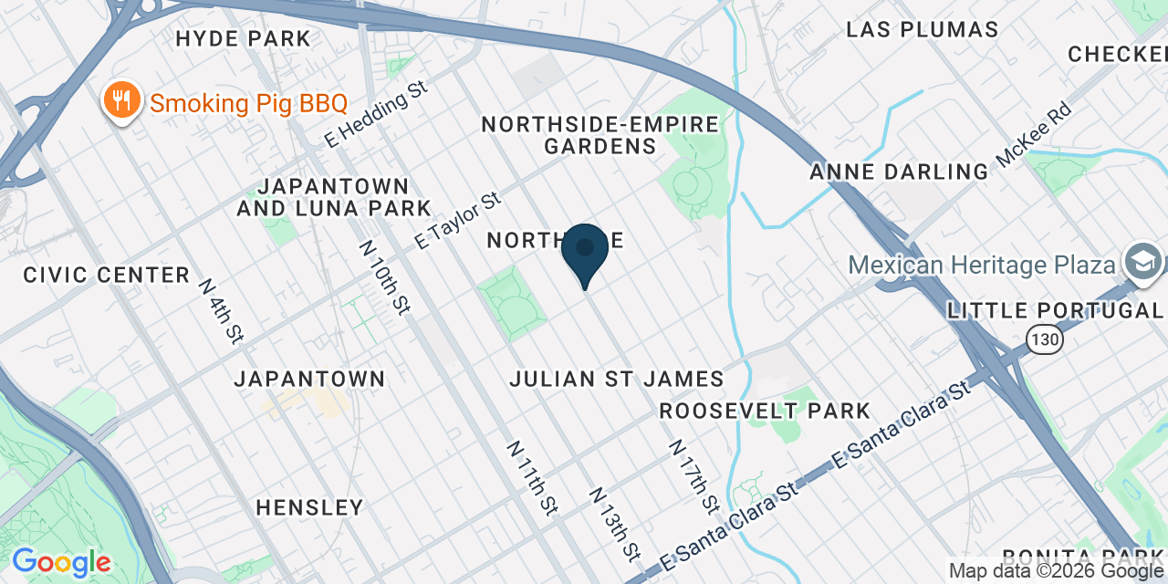 Map showing San Jose, Santa Clara County, CA