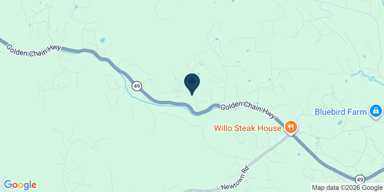 Map showing Nevada County, CA