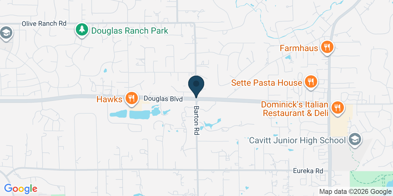 Map showing Granite Bay, Placer County, CA