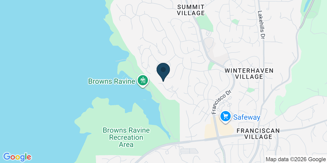 Map showing El Dorado Hills, El Dorado County, CA