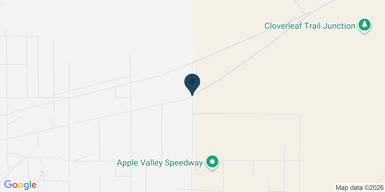 Map showing Apple Valley, San Bernardino County, CA