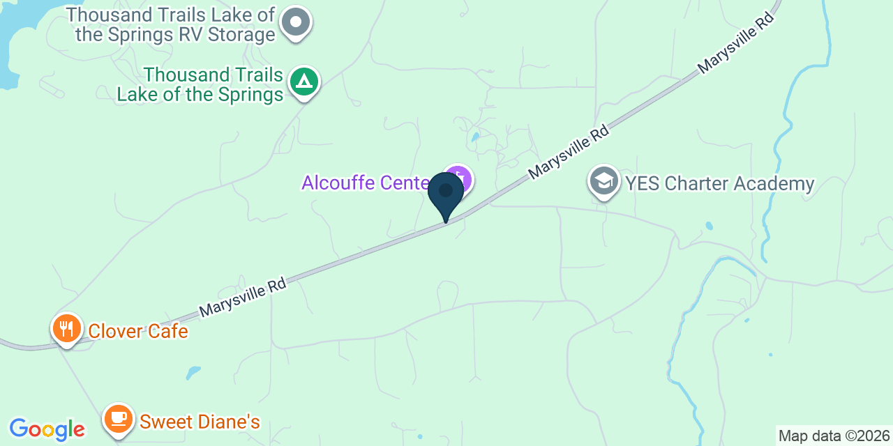 Map showing Yuba County, CA