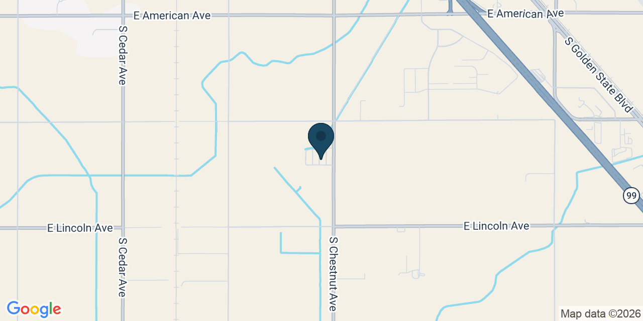 Map showing Fresno, Fresno County, CA