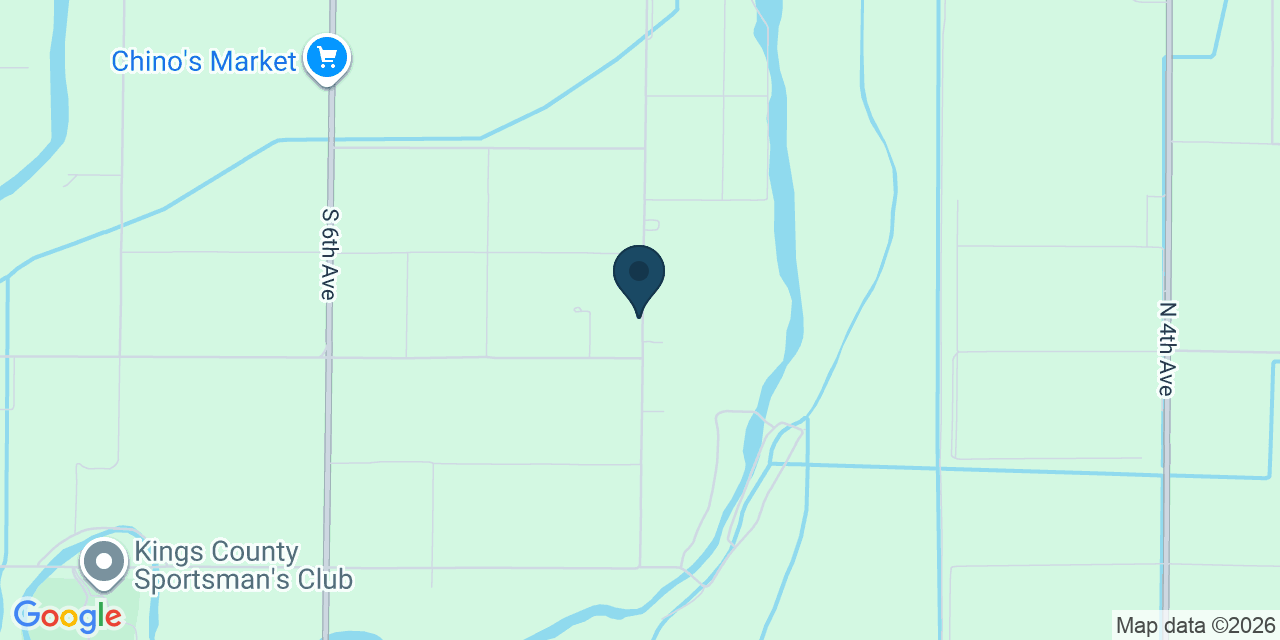 Map showing Kingsburg, Kings County, CA