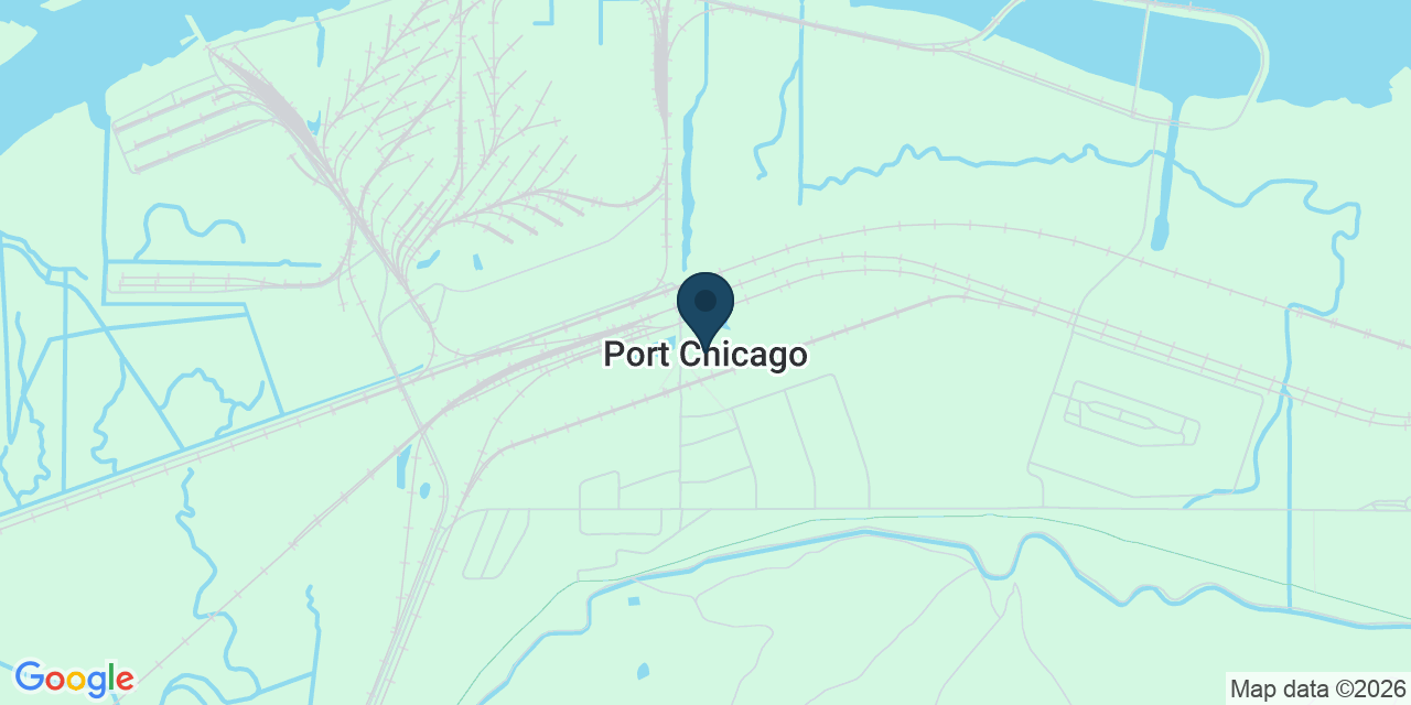 Map showing Port Chicago, Contra Costa County, CA