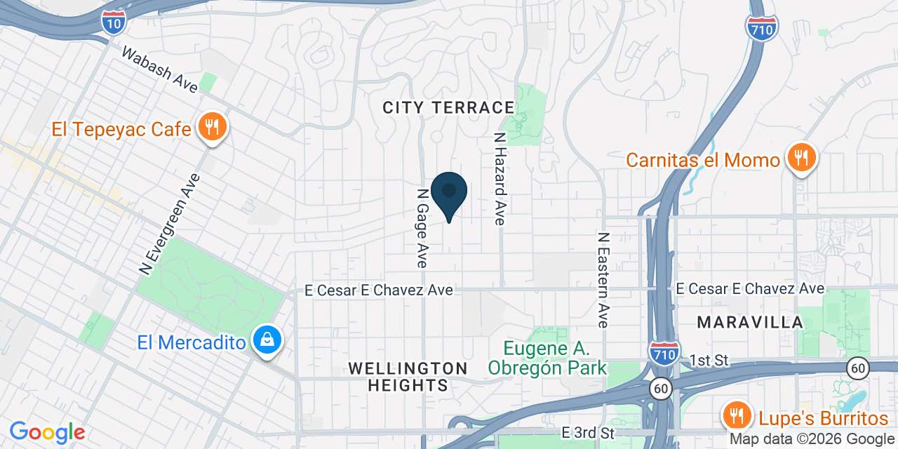 Map showing Los Angeles, Los Angeles County, CA