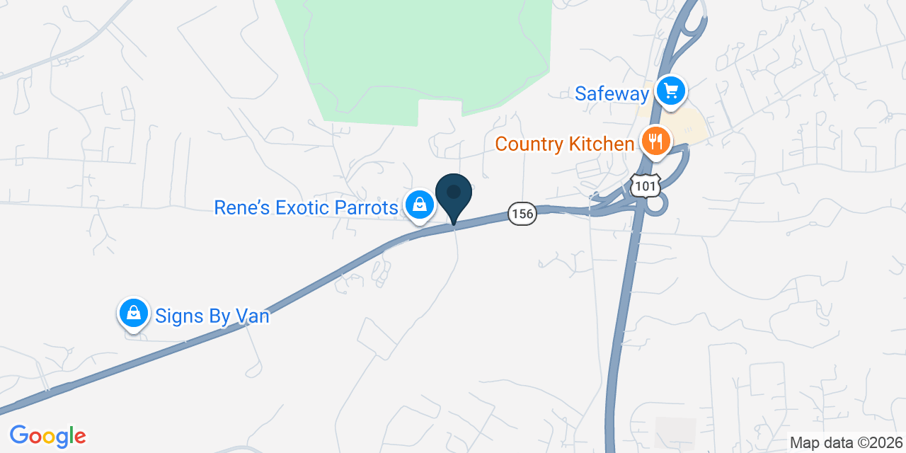 Map showing Prunedale, Monterey County, CA