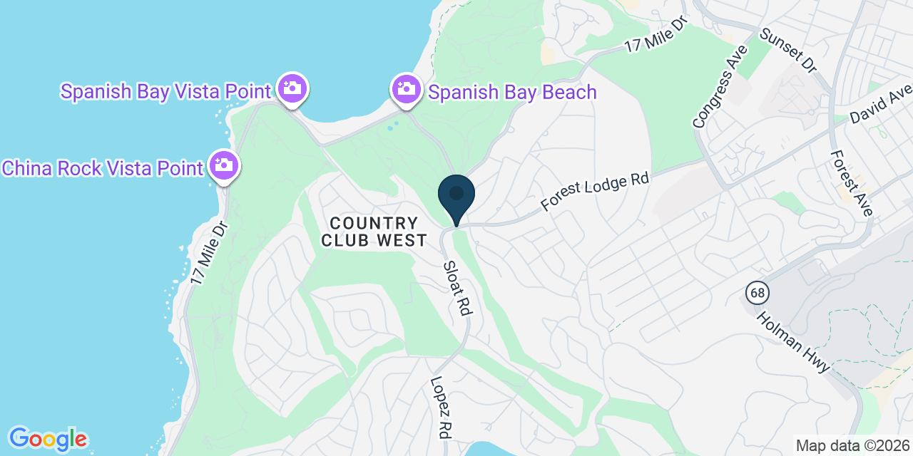 Map showing Monterey County, CA