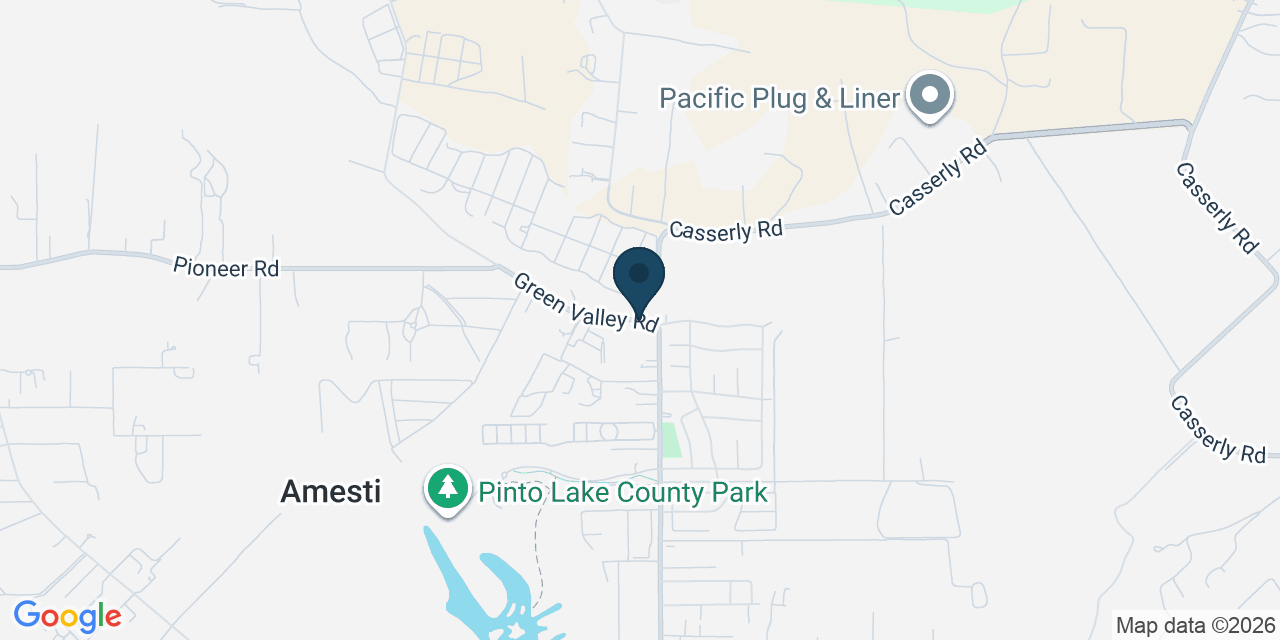 Map showing Amesti, Santa Cruz County, CA