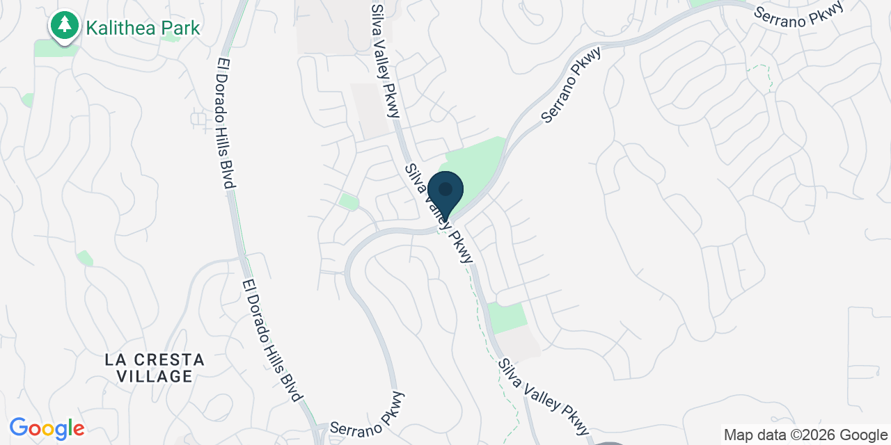 Map showing El Dorado Hills, El Dorado County, CA