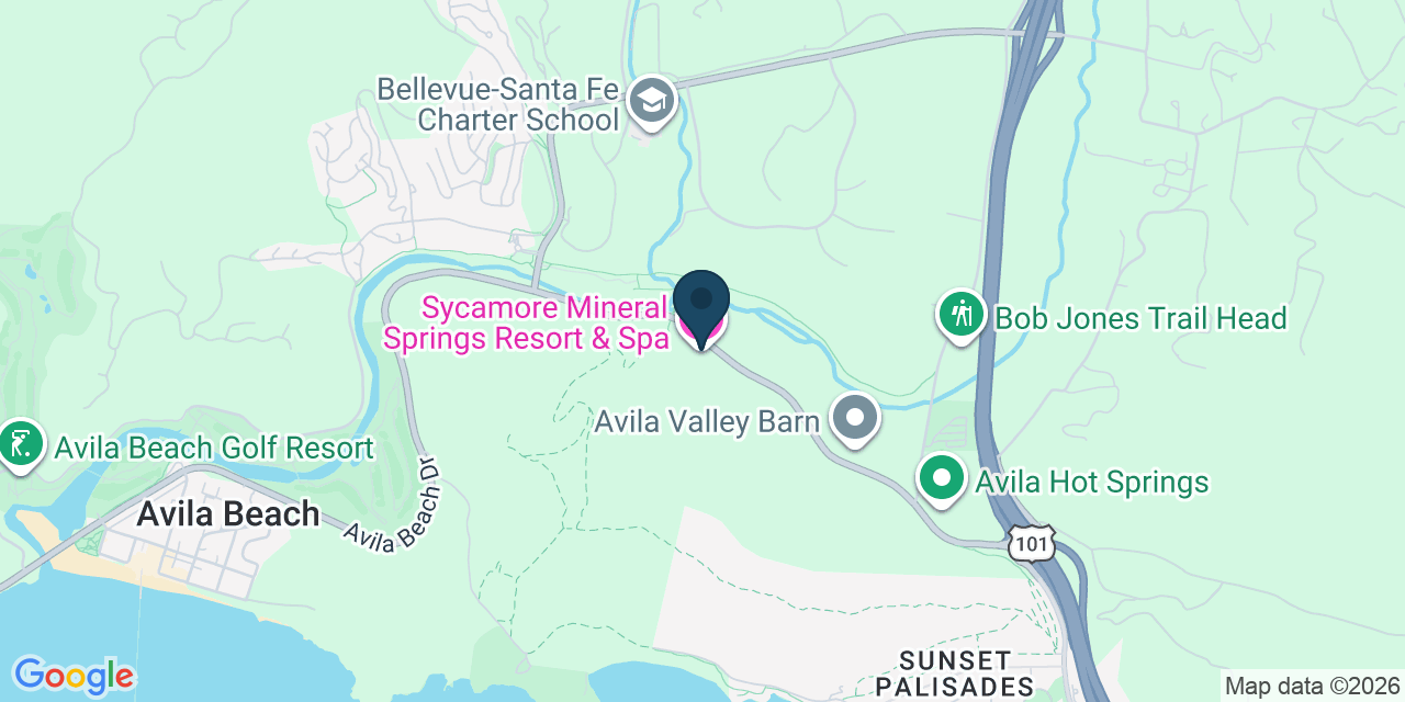 Map showing San Luis Obispo, San Luis Obispo County, CA