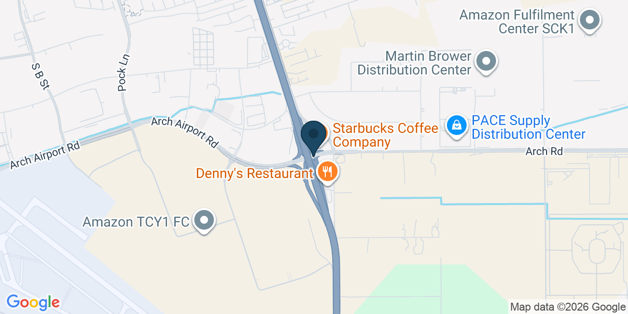 Map showing Stockton, San Joaquin County, CA
