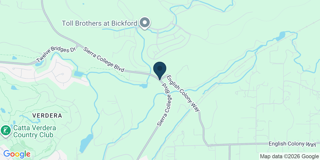 Map showing Placer County, CA