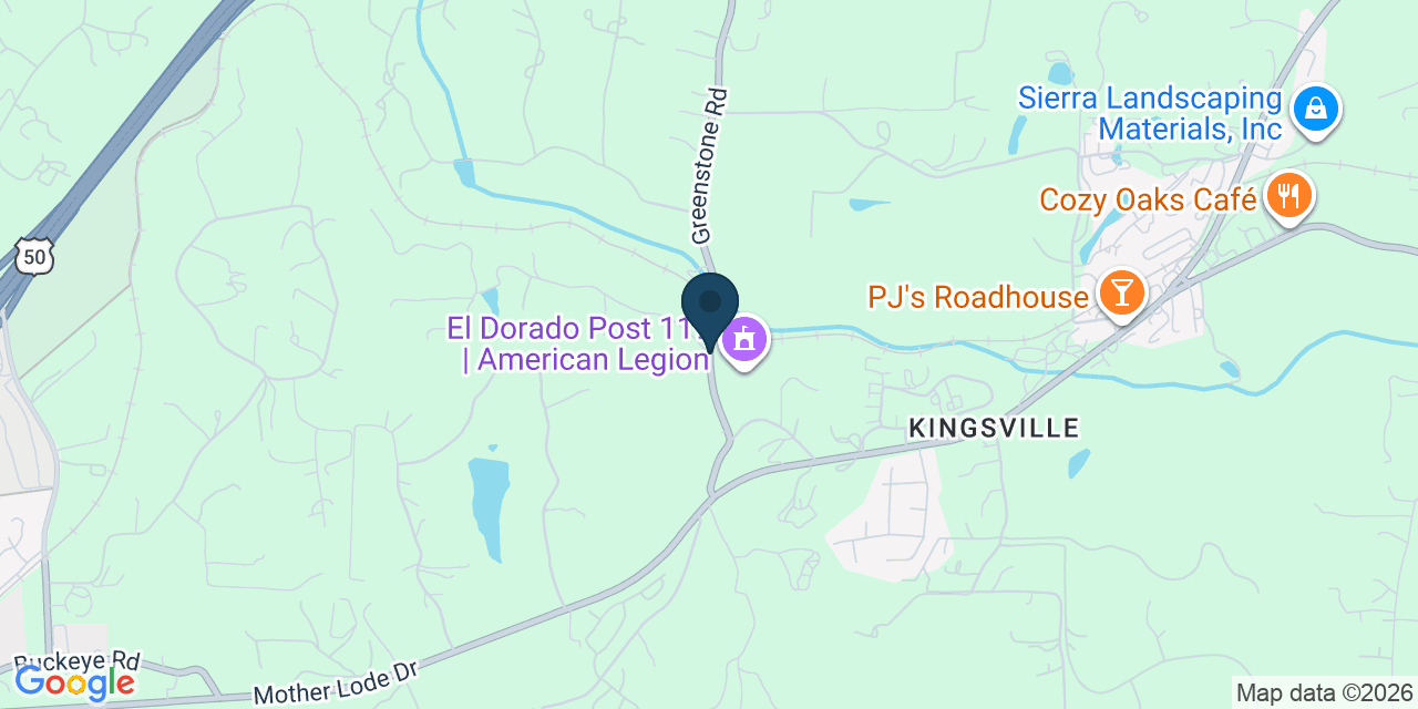 Map showing Diamond Springs, El Dorado County, CA
