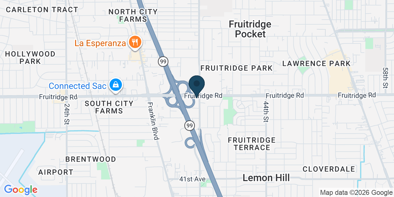 Map showing Sacramento, Sacramento County, CA